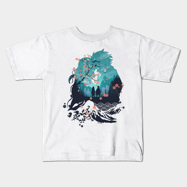 Demon hunter brothers Kids T-Shirt by Otaku-Ganshxr